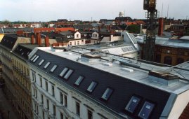 Residenze con terrazze costruite sul tetto